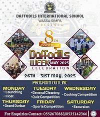 Days & activities for the 8th anniversary celebration