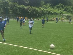 Girls soccer competition with other schools